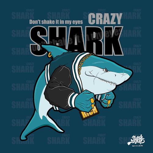 原创作品:crazy shark