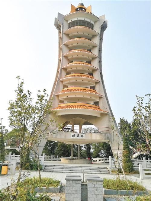 开平金山公园:景色不凡 秀夺峨眉