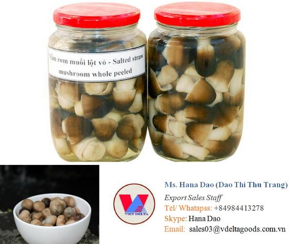 canned straw mushrooms - vietdelta - hana  84 984