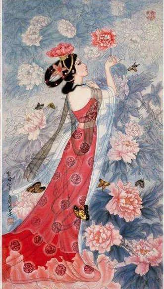 中国优秀国画仕女图欣赏