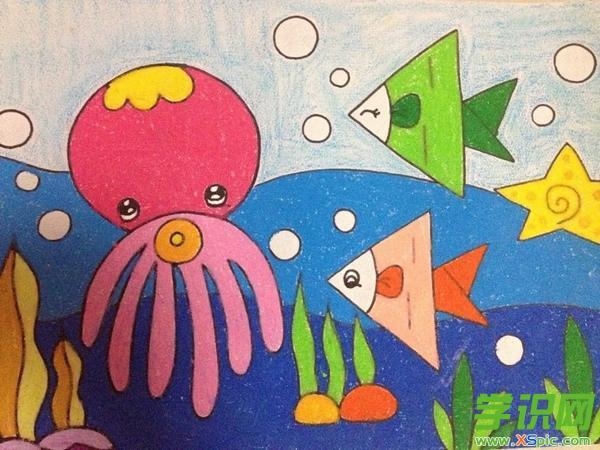 海底世界图画图片大全 画海底世界图画大全
