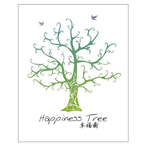 y幸福树 婚礼指纹签到台 个性定制 创意礼品 指纹画 聚会纪念品