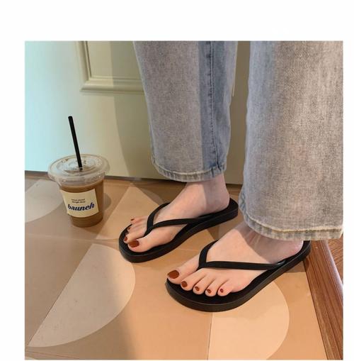 尺码大·东北穿人字拖女潮夏外穿时尚夹脚沙滩拖鞋防滑情侣夹板凉拖华