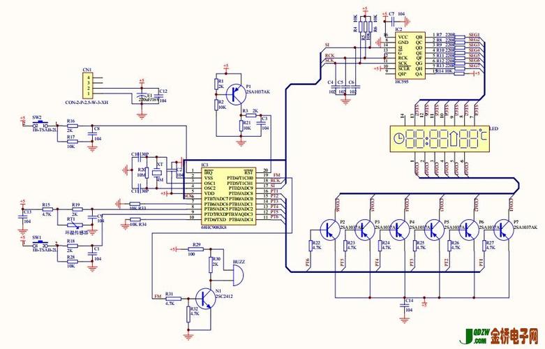 haier海尔bcd-196kfa电冰箱线路图