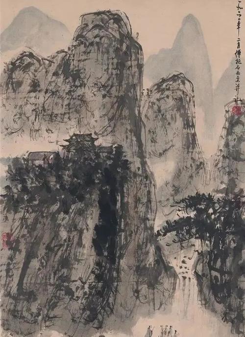 傅抱石山水画妙造自然与古为新