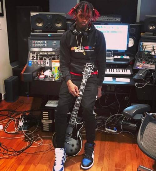 famous dex – air jordan   "storm blue" x "top 3"