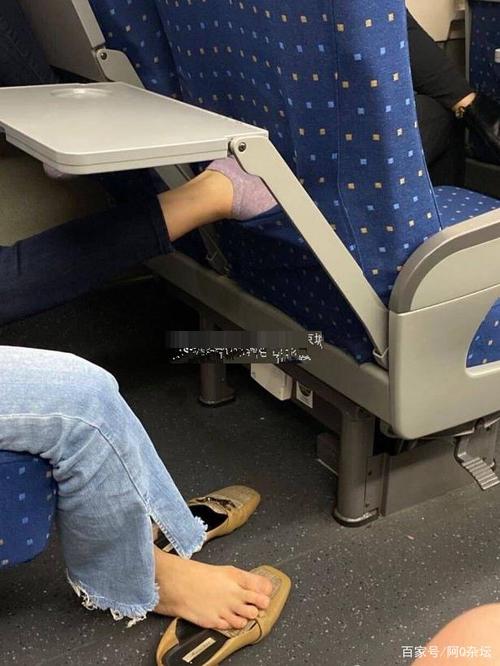 两女子高铁齐脱鞋袜 脚踩吃饭小桌板 网友直呼恶心
