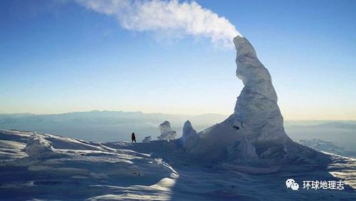 埃里伯斯火山蒸汽柱