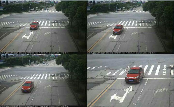 那个是过红绿灯的时候应该不算逆向行驶吧