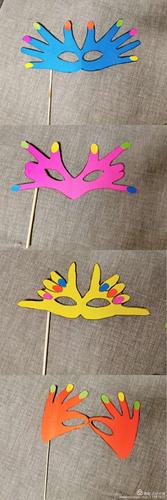 手工制作手掌面具