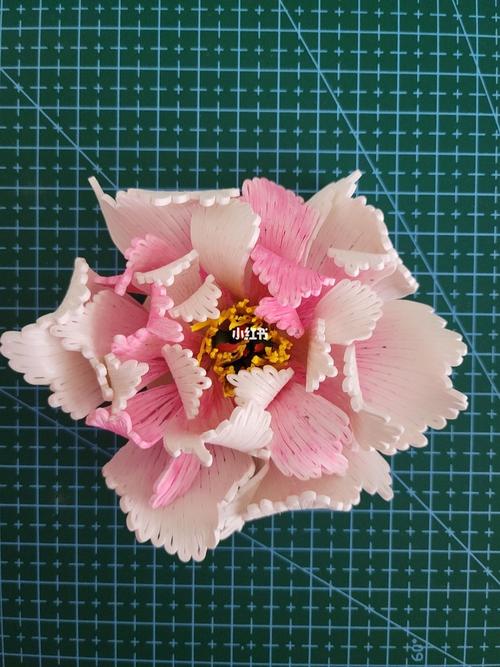 衍纸-牡丹花_衍纸_兴趣爱好_手工