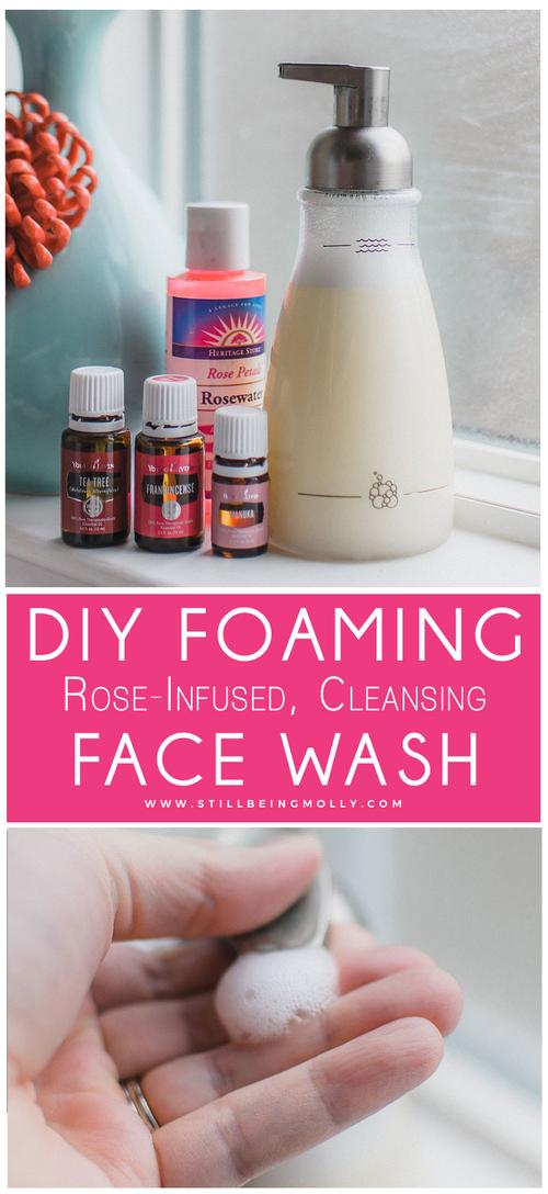 diy foaming face wash