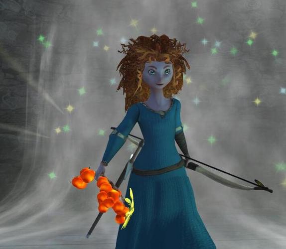 在游戏中,玩家扮演同名电影中的梅莉达公主merida,玩家需要突破传统