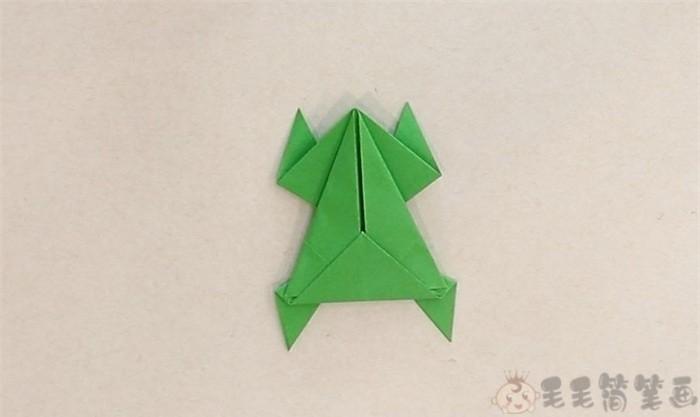 会跳动的小青蛙折纸教程图解