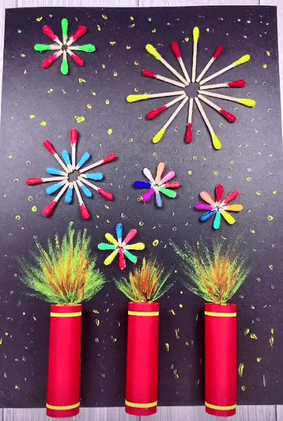 【创意亲子手工】(十):动动手,做个喜庆的元旦贺卡