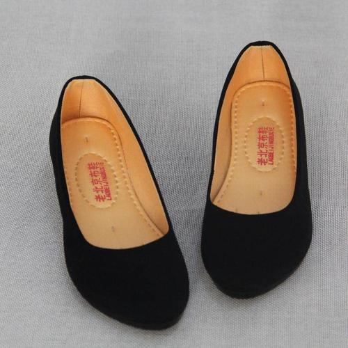 正品北京布鞋女鞋聚氨酯工装礼仪服务工作鞋