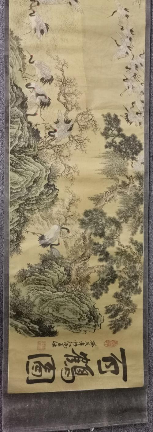 【精品推荐】江南居士百鹤图