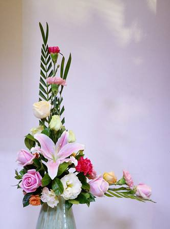 插花花艺课堂之l形,倒t形,直立行,讲解适用场合