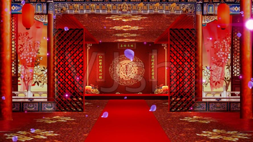 古代婚礼背景_1920x1080_高清视频素材下载(编号:)