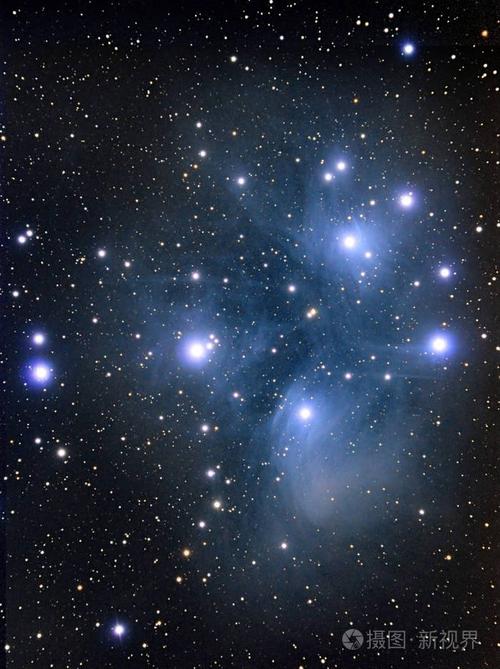 满天星斗的天空.明星对象, 星系和所有的天体.