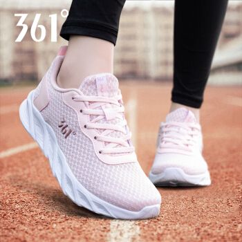 361度女鞋跑步鞋女运动鞋秋季款休闲鞋网面透气运动鞋