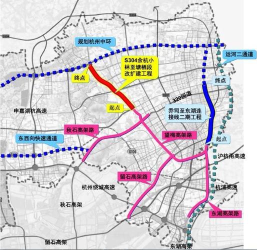 不断优化织密路网,余杭城市建设
