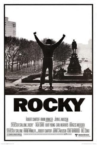 rocky 洛奇 史泰龙 拳击 美国进口原版经典电影海报 旁白装饰画-淘宝