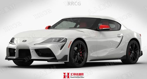 丰田跑车toyota supra gr 2020款真实汽车3d模型