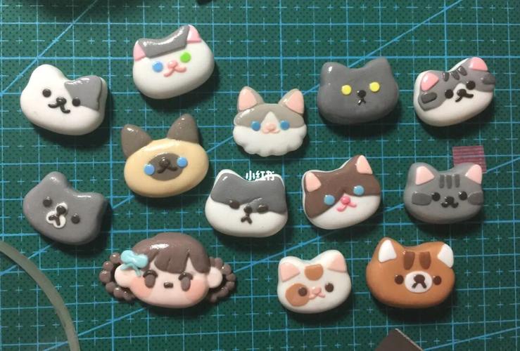 嘻嘻嘻粘土猫猫_粘土_猫咪_超轻粘土_兴趣爱好_手工