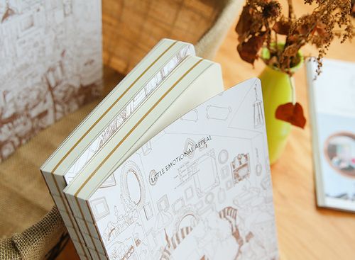 新品雅莎卡(yasac)小情调裸背本空白 笔记本 记事本 图画本 素描