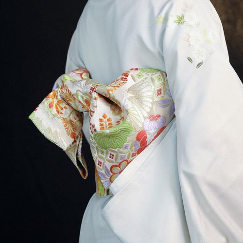 高级提花日本和服浴衣配件定型蝴蝶结腰封腰带腰带