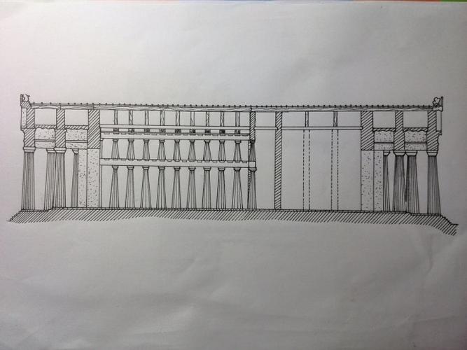 帕提农神庙剖面