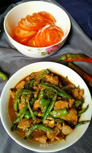 杭椒炒里脊肉