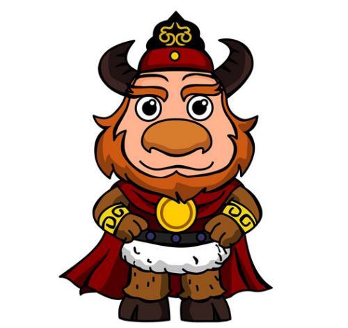 卡通牛魔王怎么画简笔画