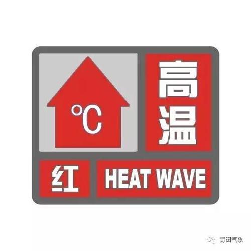 连续两天县城气温在40℃,县气象台今日发布高温红色预警信号