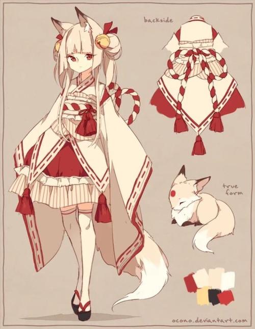 动漫服装素材 设计 动漫服装素材 服装设计 服装素材 动漫人设 二次元