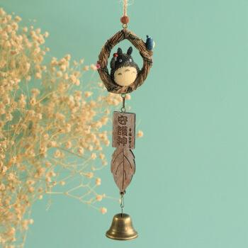 创意日式龙猫风铃挂件铃铛居家室内挂饰情人节生日礼物送女朋友女生
