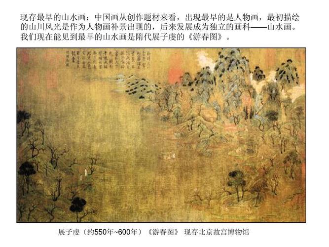 人文社科 哲学/历史 中国山水画的发展历程ppt  现存最早的山水画