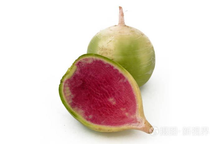 适合食品网站广告萝卜,白萝卜, 西瓜萝卜视觉股票图片