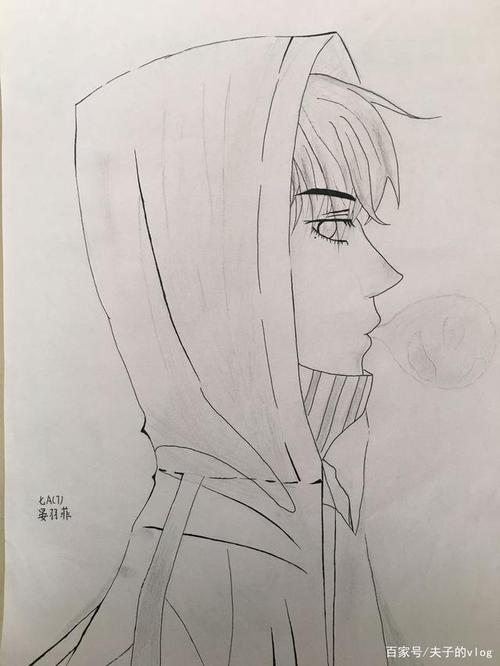 中学生的快乐简单,画画就可以