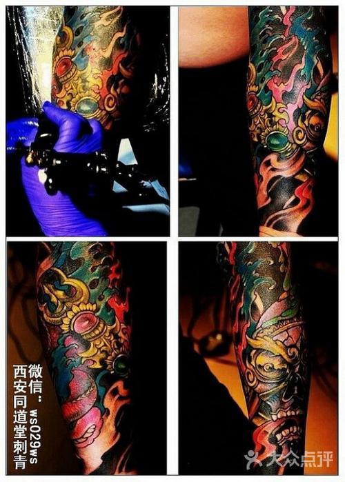 同道堂纹身西安纹身,金刚杵纹身图片 - 第100张