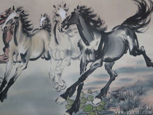 徐悲鸿==八骏马作品