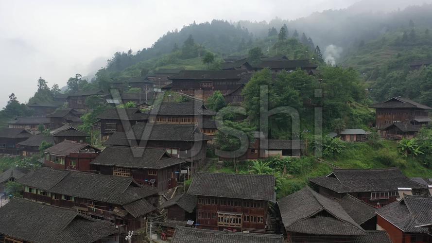 贵州少数民族村寨_3840x2160_高清视频素材下载(编号