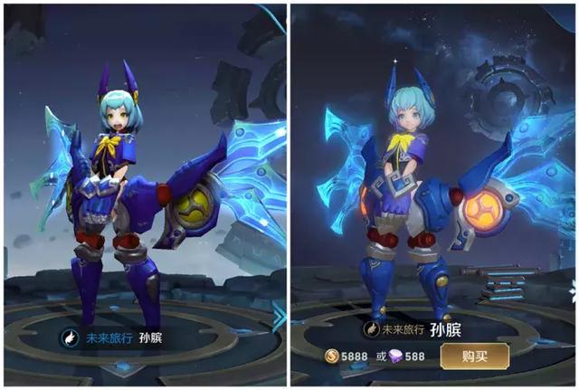 体验服皮肤优化后概览:孙膑变成峡谷萌王,孙