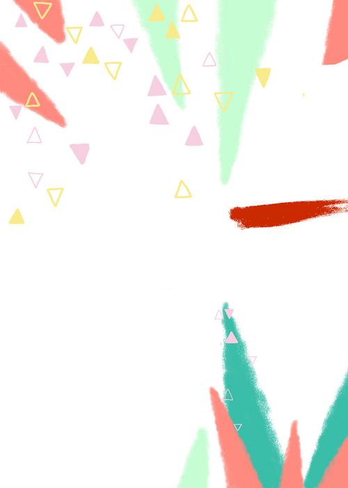 涂鸦手绘简单海报背景素材