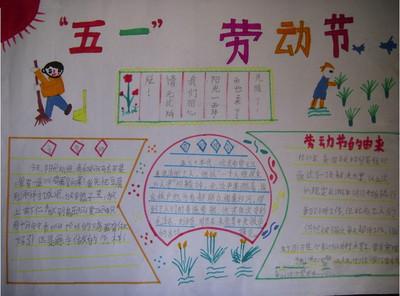 初三关于劳动的手抄报 爱劳动的手抄报