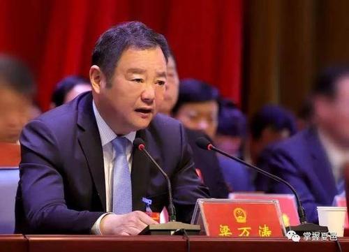 大会执行主席梁万涛