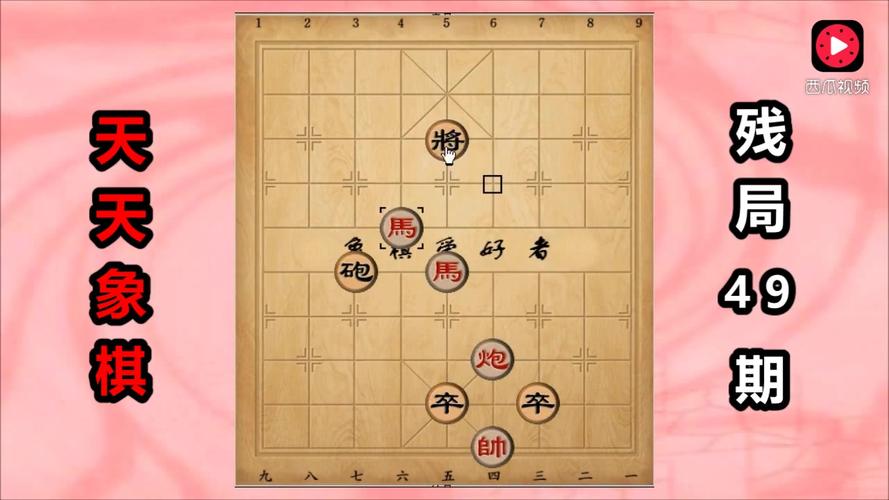 这个"马后炮"的象棋残局,正解是15步取胜,很多棋友说很难!-西瓜视频
