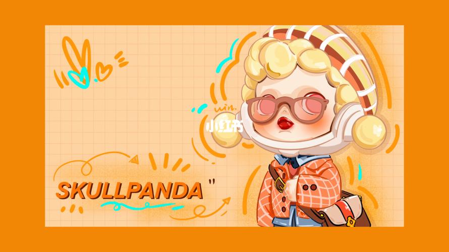 泡泡玛特桌面壁纸|skullpanda_壁纸_skullpanda_泡泡玛特怎么样_显示
