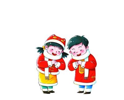 春节拜年新姿势只拱手不握手